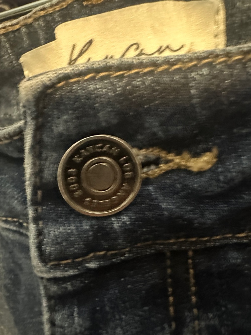 KanCan Dark Blue Distressed Skinny Jeans - Picture 8 of 11
